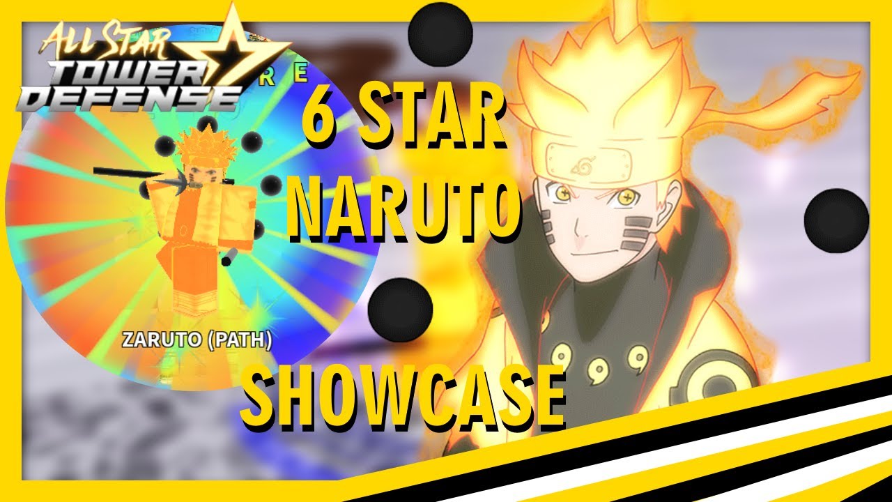 [NOT A HYBRID?] 6 STAR SIX PATHS NARUTO SHOWCASE || All Star Tower Defense - ROBLOX