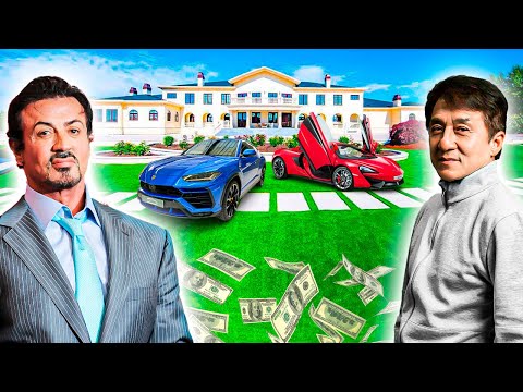 Who Is Richer: Sylvester Stallone or Jackie Chan? | Net Worth, Car Collection, Mansion...