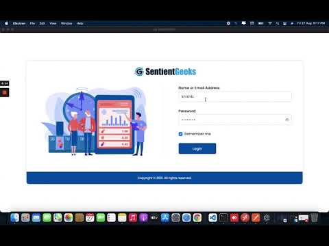 Electron js App demonstration