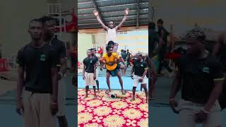Amazing five man balance on a Rolabola @light of Africa acrobat to the world #acrobatic