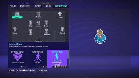 FIFA 21 Custom Tactics Recreate 4-3-3  of FC Porto + Instructions Replicate real system