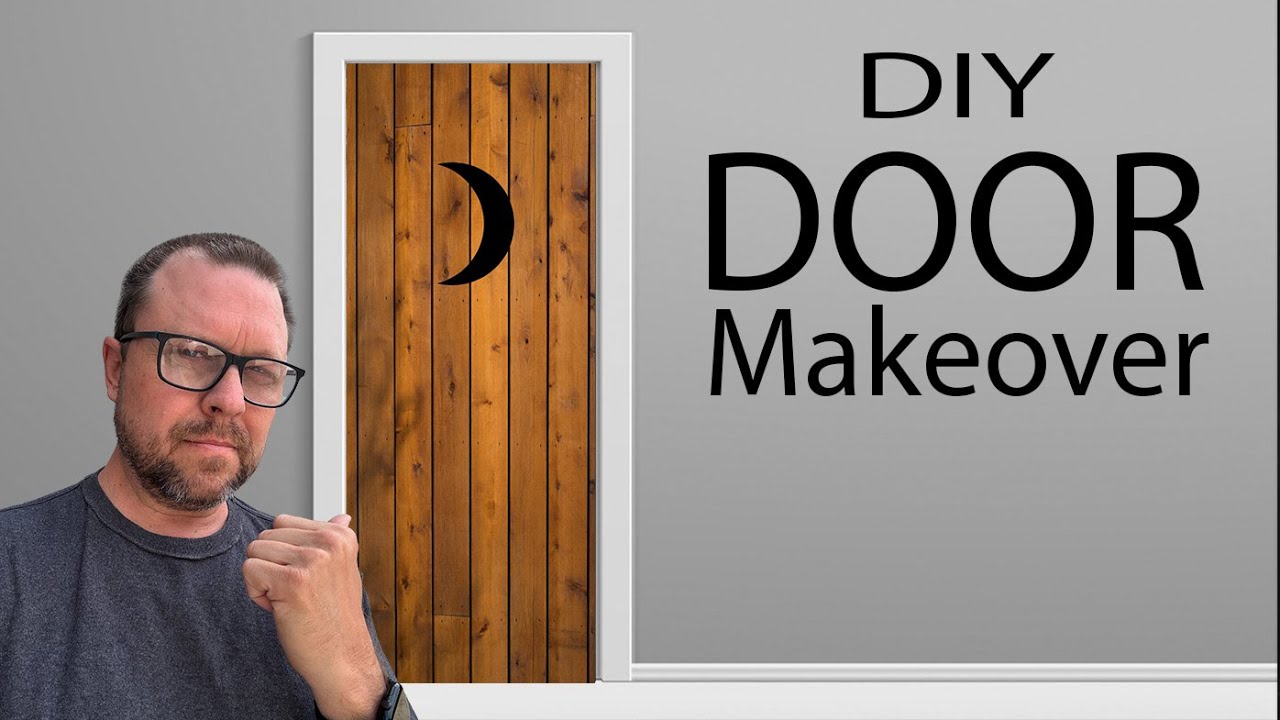 Easy Door Makeover With a Cedar Plank Wrap!