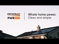 How Generac's PWRCell provides whole home power with just solar and a battery on existing electrical