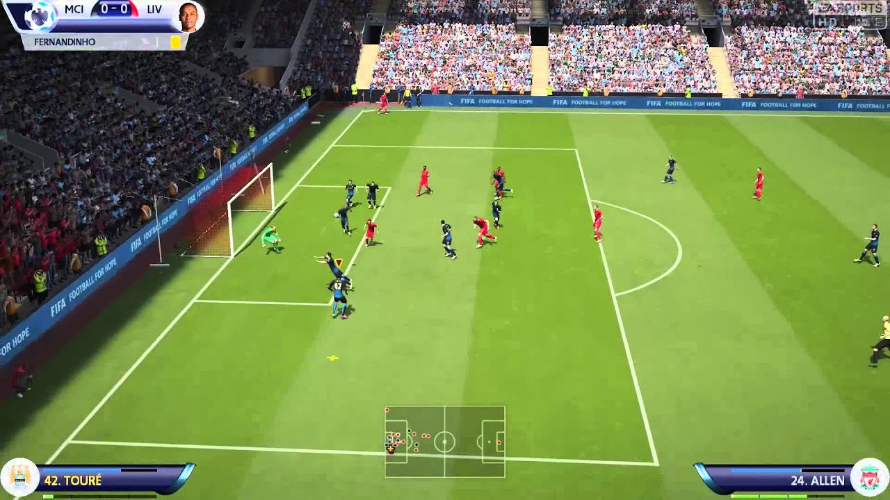 FIFA 15 PS4 | Man. City vs. Liverpool | CZ/SK