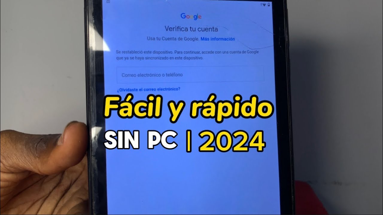 Quitar o eliminar cuenta Google a Tablet Alcatel 1T | 2025 sin PC