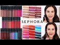 Sephora Cream Lip Stain Liquid Lipstick || REVIEW ALL 40 SHADES Lip & Arm Swatches