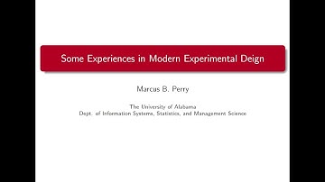 Some Experiences in Modern Experimental Design