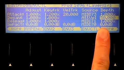 7 Kurzweil PC3 Series  Program Mode Editor Part 5