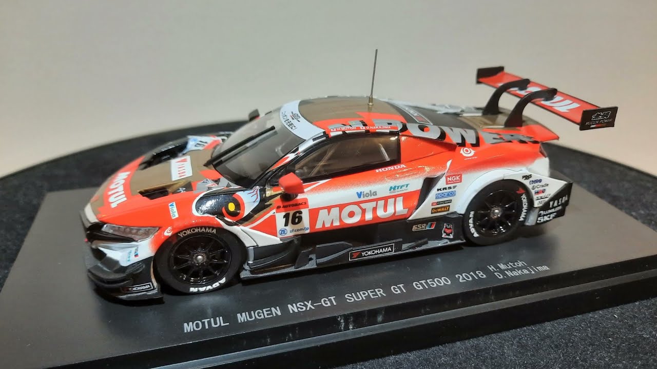 EBBRO 1/43 HONDA NSX-GT N.16 SUPER GT500 2018