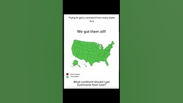 Trying to get a comment from every state Pt. 6 - we did it! #geography #mapping