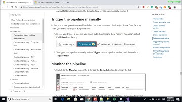 ADF - Debug And Trigger Pipeline - Azure Data Factory