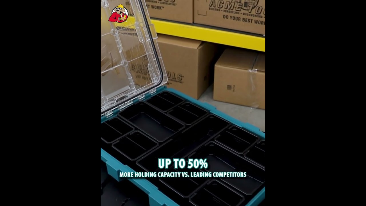Makita MAKTRAK Low-Profile Medium Organizer - YouTube