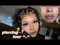 piercing tour + pain rating and experience