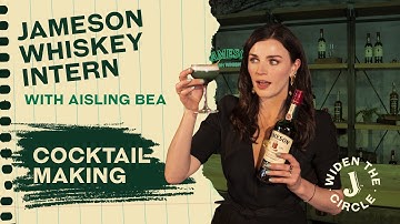 Cocktail Making With Aisling Bea | Jameson Whiskey Intern