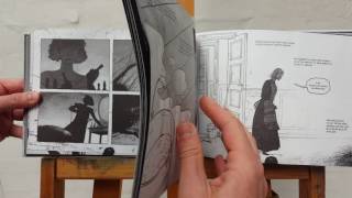 Flip through of graphic novel The Metamorphosis - story by Franz Kafka