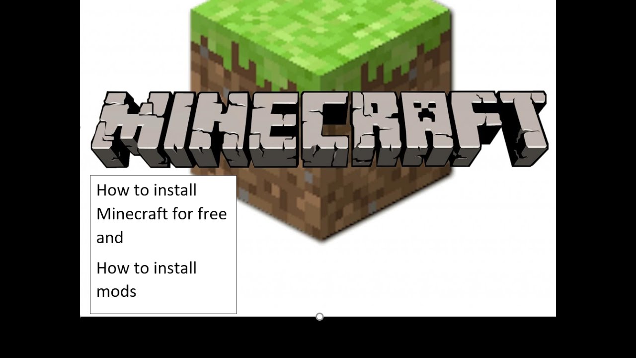 how to install mods in Minecraft and how to install Minecraft for free