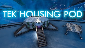 ARK: How To Build A TEK Starter Housing Pod | Build Tutorial (Easy)