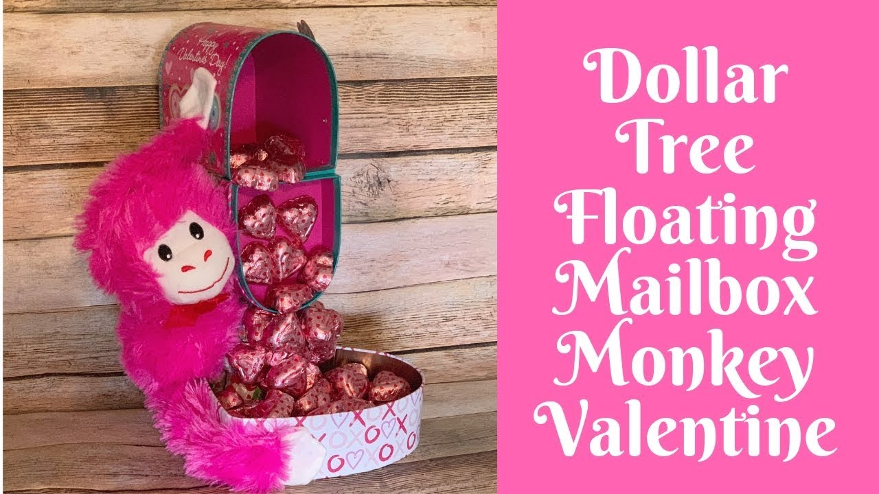 Dollar Tree Valentine s Day Crafts Dollar Tree Floating Mailbox Monkey