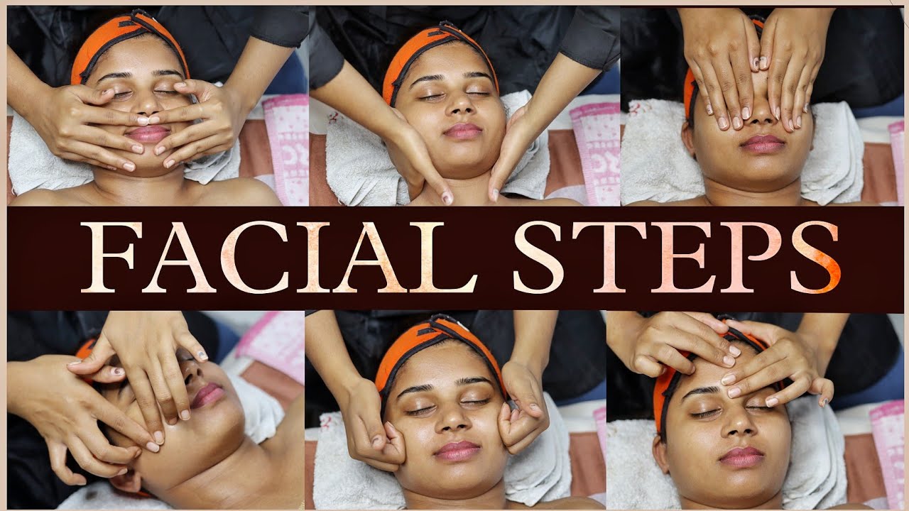 Facial Steps | Facial at parlour | Facial steps Tutorial | Proper hand movements Techniques...