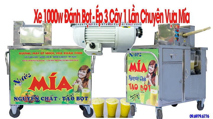 Máy nước mía siêu sạch bao nhiêu tiền