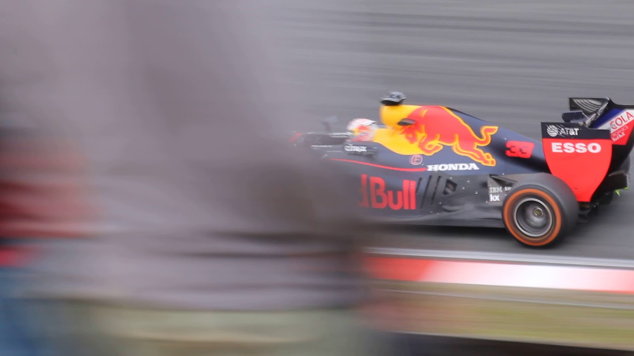 Max Verstappen & Pierre Gasly attacking Hans Ernst corner @ Circuit Park Zandvoort 19-05-2019