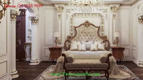 NỘI THẤT BIỆT THỰ PHONG CÁCH TÂN CỔ ĐIỂN PHÒNG NGỦ MASTER