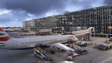 MSFS 2024 | Fenix A320 – Heathrow to Oslo Gardermoen Beautiful Autumn Flight 1440p