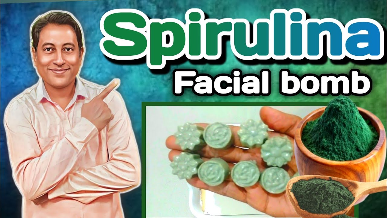 Spirulina Facial bomb soap || flawless skin #grambharatಕನ್ನಡ
