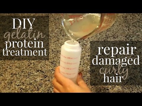 DIY Gelatin Protein Treatment