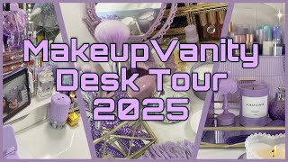 💜Makeup Vanity Desk Tour 2025 💜| IKEA Vanity