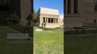Hollyhock House 📍Frank Lloyd Wright 🏠 Los Angeles California ✌️#peace