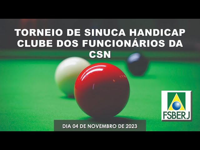 TORNEIO DE SINUCA HANDICAP DO CENTRAL DE NITERÓI