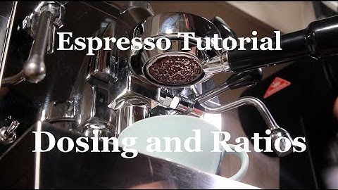 Coffeefusion Espresso Tutorial - Changing your Dose