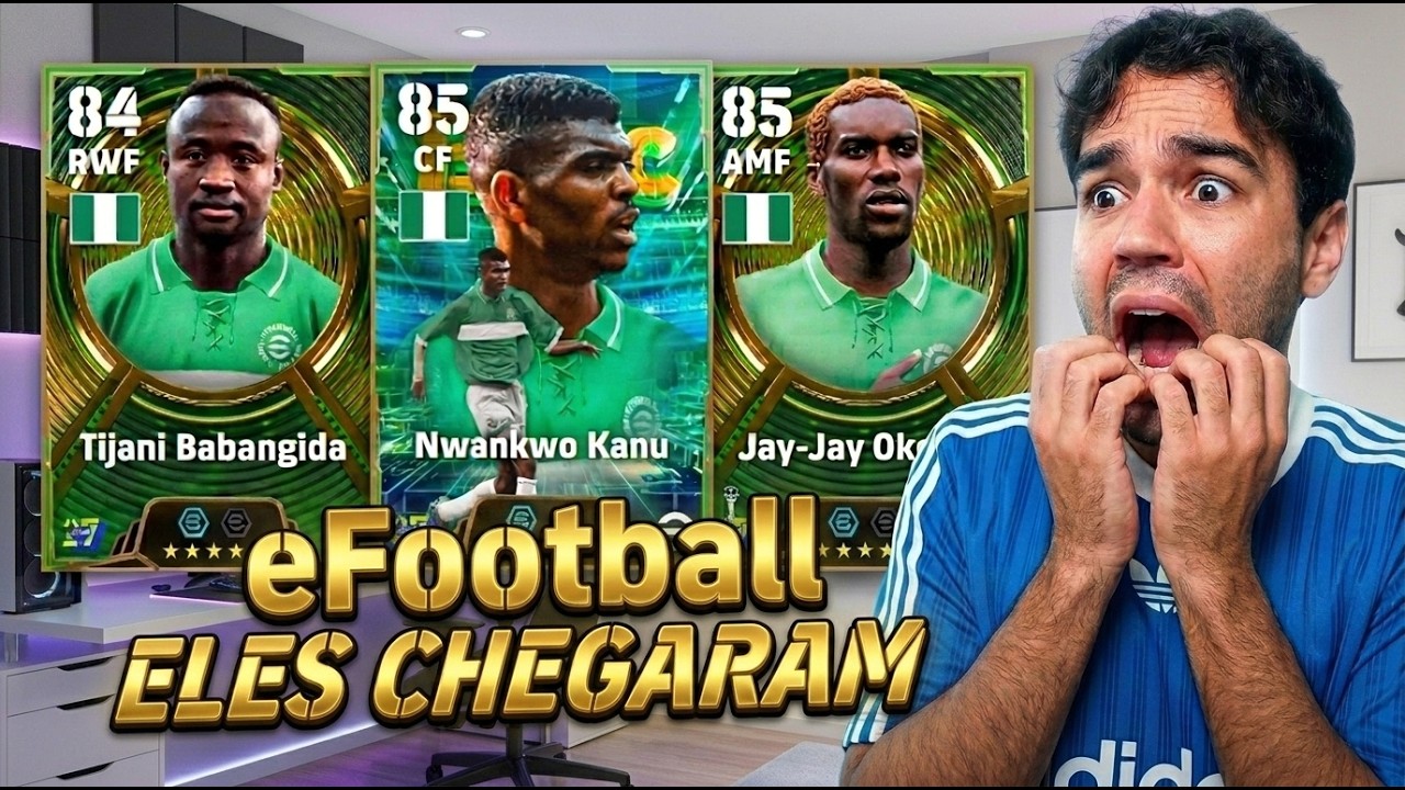 eFootball 27 - ABRI O PACK DA NIGÉRIA NO eFOOTBALL… E O QUE VEIO FOI INSANO😱