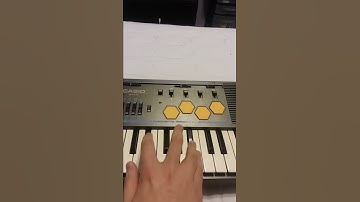 Casio MT-500 1986 model does Aphex Twin