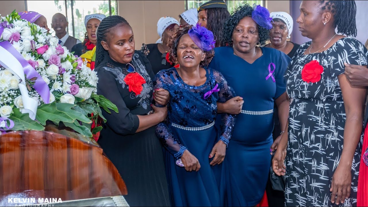 Wife of the late mzee Njoroge and the late mzee Njoroge son cries give their tribute to mzee Njoroge
