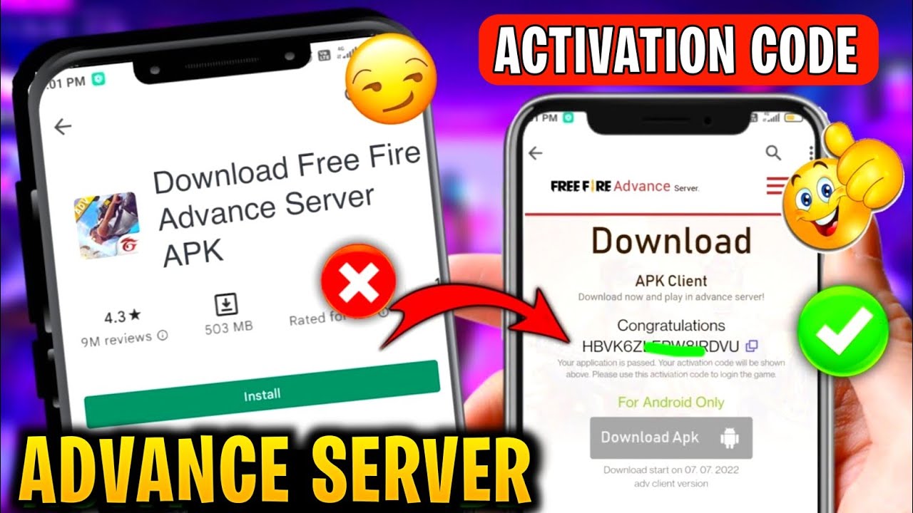 Free Fire Advanced Server APK para Android - Download