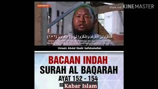 Pasti menangis dengar suara -ustadz Abdul Qodir hafidzahullah
