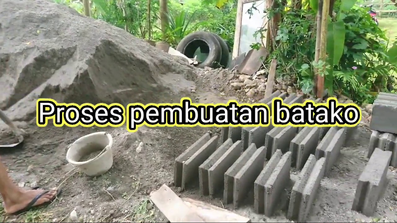 Cara membuat batako YouTube