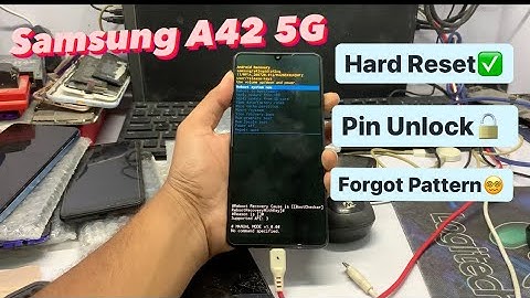 Samsung Galaxy A42 5G Hard Reset - Pattern or Pin Unlock Easy Method🔓 Unlock any Samsung Phone✅