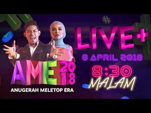 Live Anugerah Meletop Era 2018 Ame2018 Youtube
