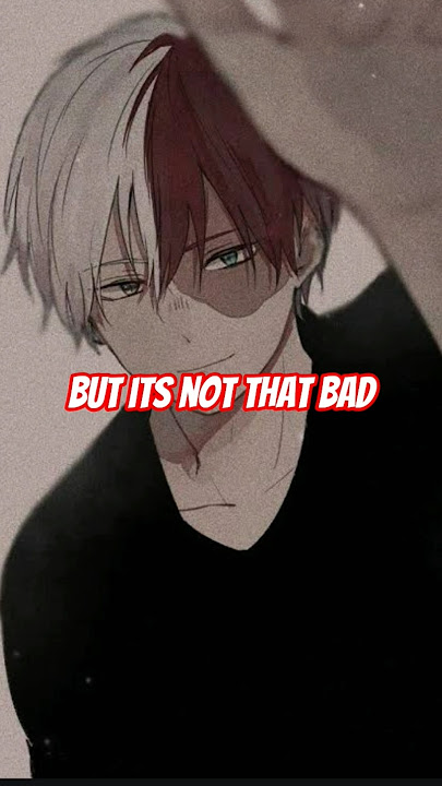 Todoroki has a Majorly Stressful life 😥 #todoroki #upset #stressed #depressed