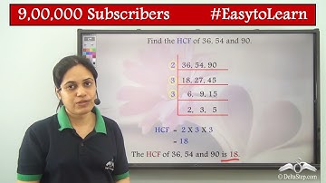 HCF: Common Factors Method | 3 numbers | Class 5 | CBSE | NCERT | ICSE