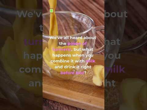 أسباب مذهلة لشرب حليب الكركم قبل النوم