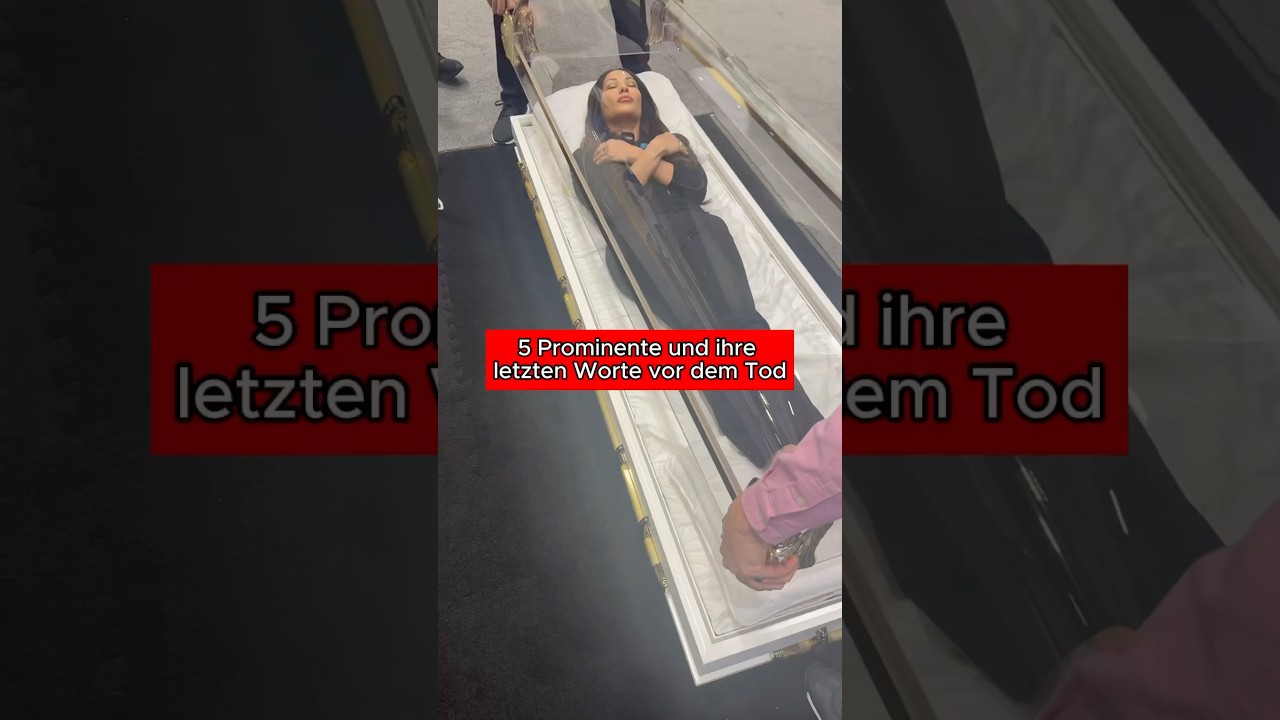 5 Prominente und ihre letzten Worte vor dem Tod