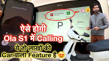 OMG😱 ऐसे होगी Ola S1 में Calling | Ola S1 Calling Problem आ रही है? #olas1 #moveos3 #abhishekvlogs