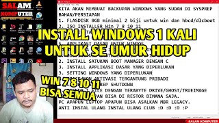 Install Windows Satu Kali Bisa Untuk Semua Jenis Komputer dan Laptop screenshot 1