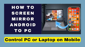 How To Mirror Screen From Mobile To Laptop/PC/Mac | ApowerMirror App | Adnanworld