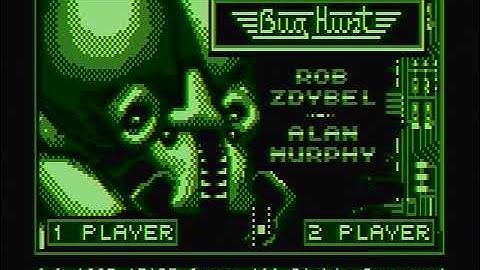Bug Hunt played on Atari XE Computer.