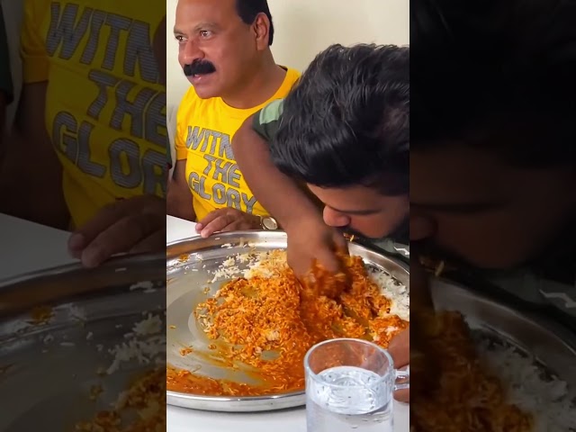 #viral 4KG BUTTER CHICKEN RICE EATING CHALLENGE 😱🔥 #shorts #food #mukbang